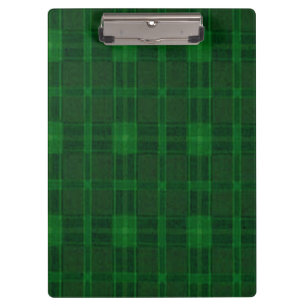 Grüne Karierte Zwischenablage Klemmbrett
