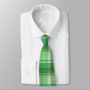 Grüne Karo-St.-Patricks-Tag-Krawatte Krawatte