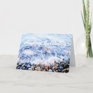 Grüne Karte Blaue Welle