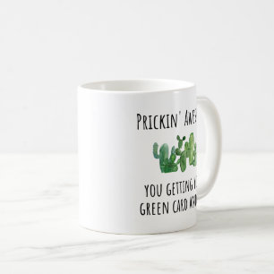 Grüne Karte US-amerikanische Einwanderer Geschenk Kaffeetasse