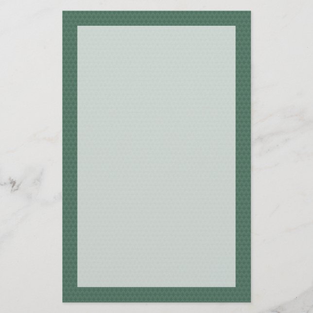Grüne Kathedralenbogen Briefpapier (Vorderseite)