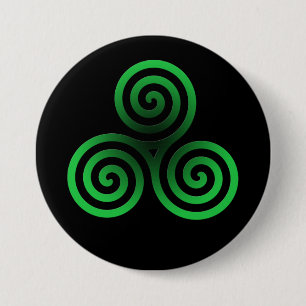 Grüne Keltertraube Button