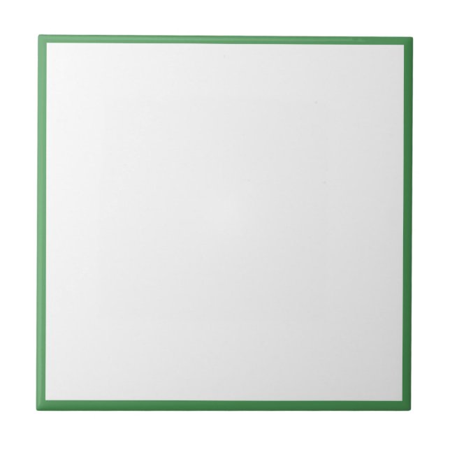 Grüne Keramik im Stile der Aborigine-Kunst Tile Fliese (Vorderseite)