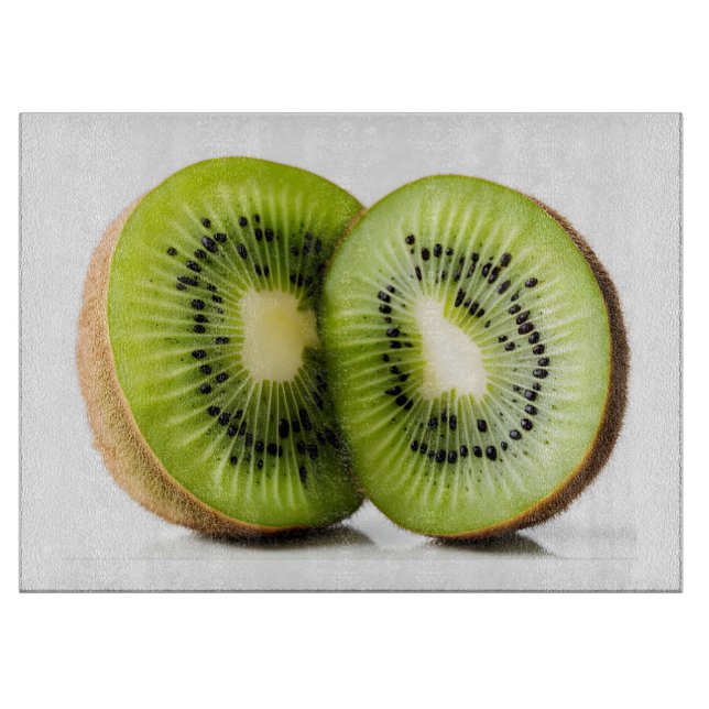 Grüne Kiwi Schneidebrett (Vorderseite)