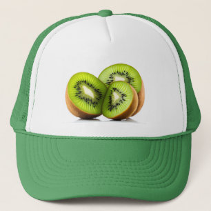 Grüne Kiwi Truckerkappe
