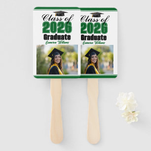 Grüne Klasse 2026 Foto Benutzerdefiniertes Abschlu Fächer