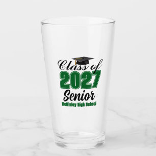 Grüne Klasse 2027 Senior Custom High School Glas