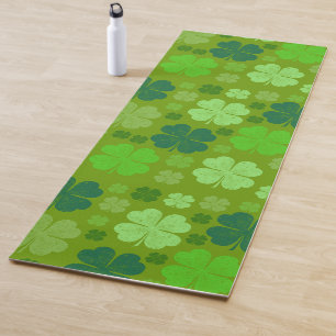 Grüne Klee, Glücksklamotten, St. Patrick's Day Yogamatte