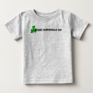 Grüne Kleeblätter! Baby T-shirt