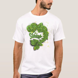 Grüne Kleeblätter | funkelnde Herzen Shainte T-Shirt