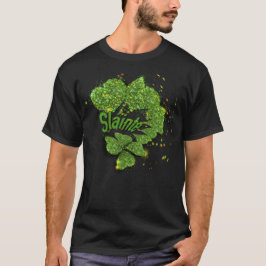 Grüne Kleeblätter | funkelnde Herzen Shainte T-Shirt