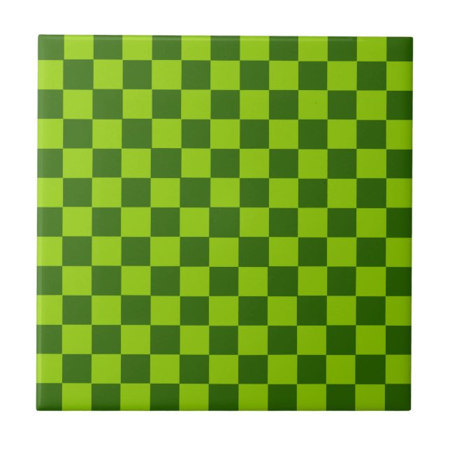 Grüne Kombination Classic Checkerboard von STaylor Fliese (Vorderseite)