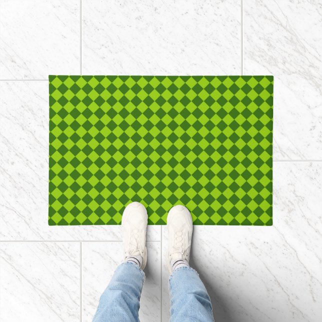 Grüne Kombination Diamantmuster von STaylor Fußmatte (Indoor)