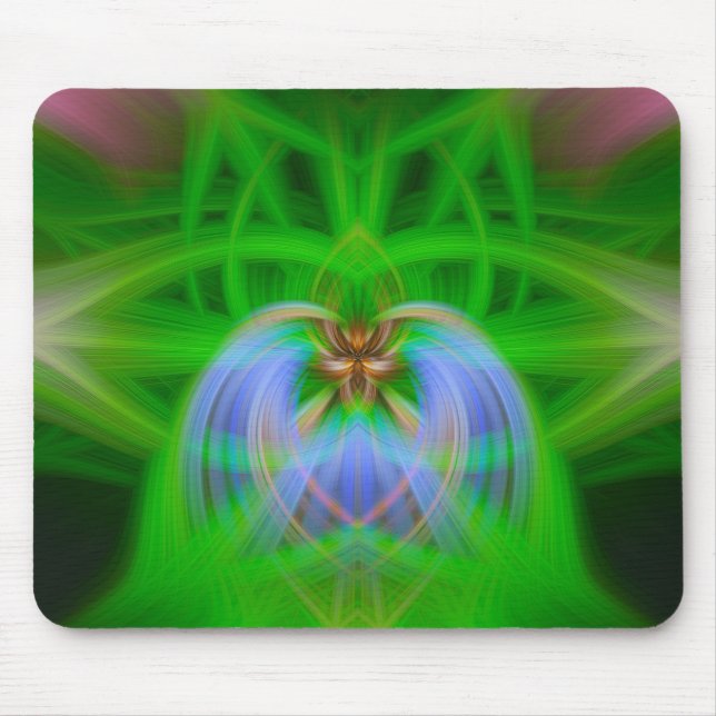 Grüne Komplexität Mousepad (Vorne)