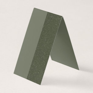 Grüne Korkenschraube mit zwei Tonen Moos - Anpassb Visitenkarten