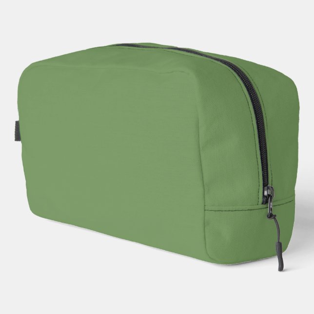 Grüne Kosmetiktasche Waschbeutel (Rechte Ecke)