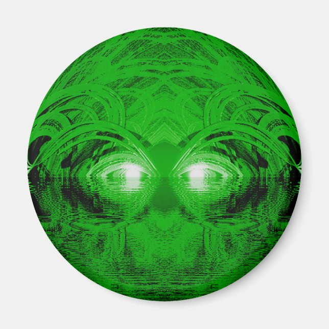 Grüne Kreatur des Sees Magnet (Vorne)