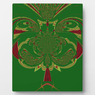 Grüne Krone Fotoplatte