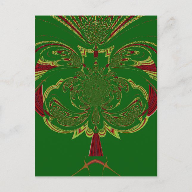 Grüne Krone Postkarte (Vorderseite)