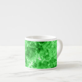 Grüne Krummlinge Espressotasse