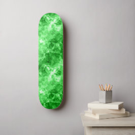 Grüne Krummlinge Skateboard