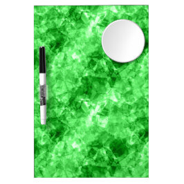 Grüne Krummlinge Trockenlöschtafel Mit Spiegel