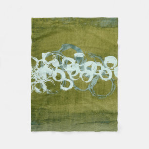Grüne Kugeln I Fleecedecke