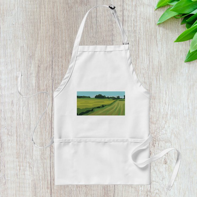 Grüne Landschaft auf dem Lande Schürze (Von Creator hochgeladen)