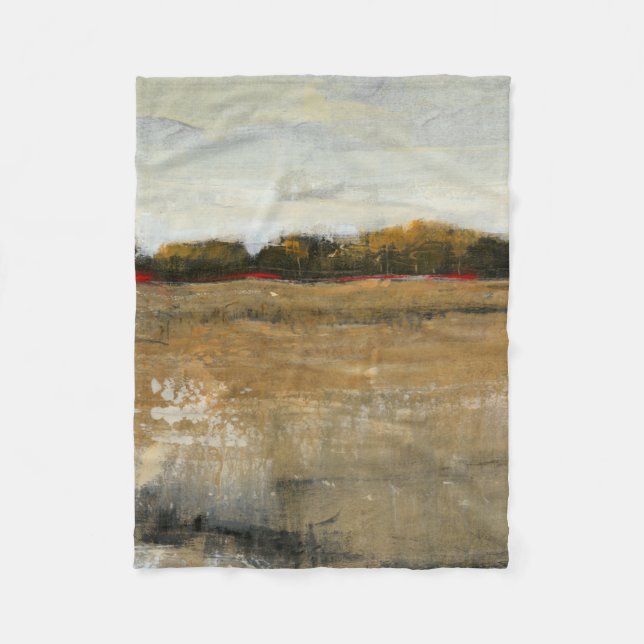 Grüne Landschaft Fleecedecke (Vorderseite)