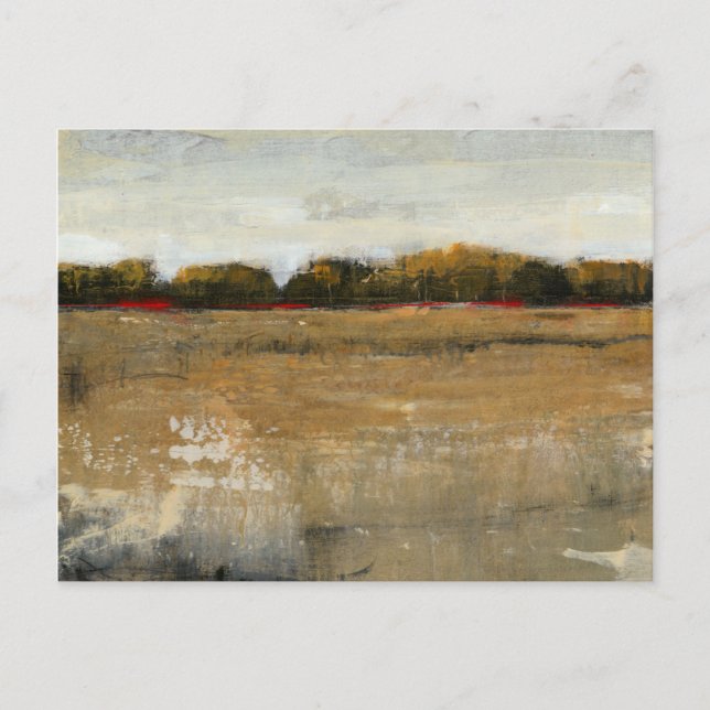 Grüne Landschaft Postkarte (Vorderseite)