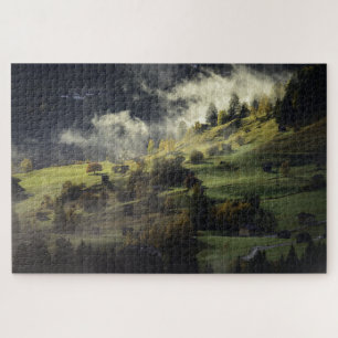 Grüne Landschaft Puzzle