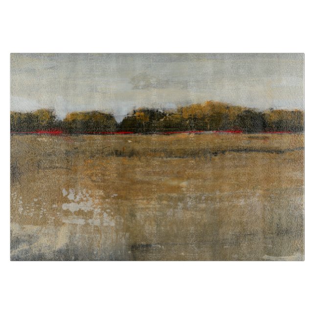 Grüne Landschaft Schneidebrett (Vorderseite)