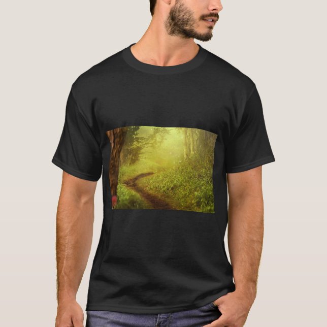 Grüne Landschaft T-Shirt (Vorderseite)