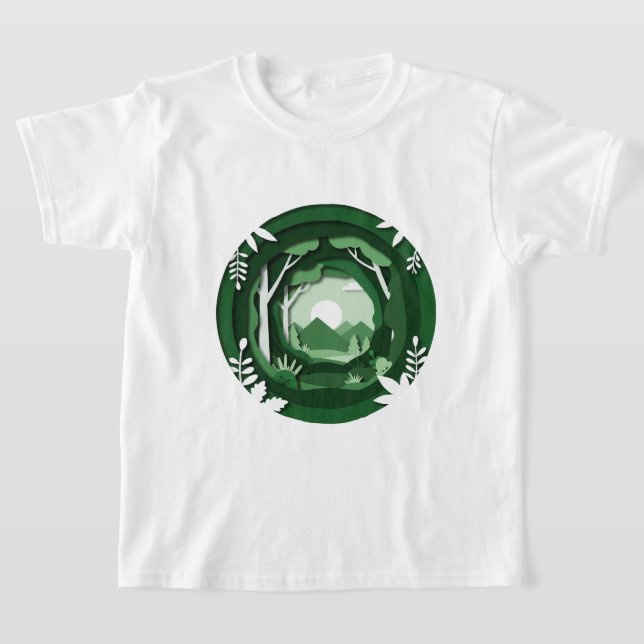 Grüne Landschaft T-Shirt (Ablage )