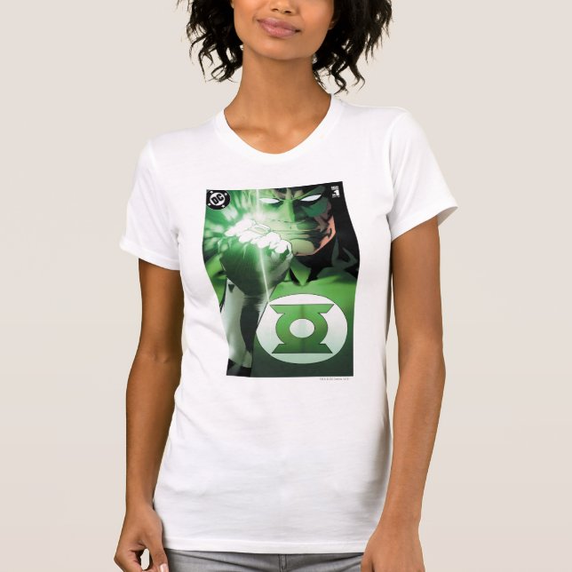 Grüne Lantern nah T-Shirt (Vorderseite)