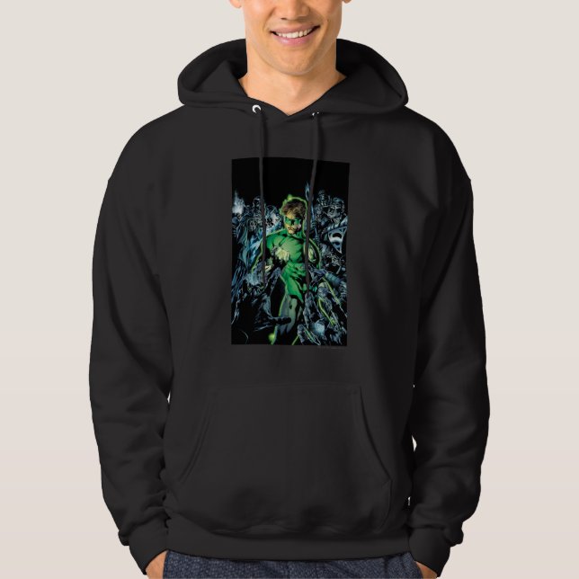 Grüne Lantern Umgeben - Farbe Hoodie (Vorderseite)