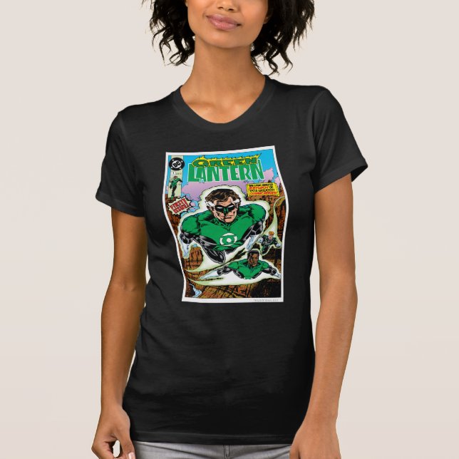 Grüne Lanterns fliegen T-Shirt (Vorderseite)