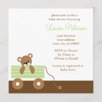 Grüne Lastwagen-Bärn-Babyparty