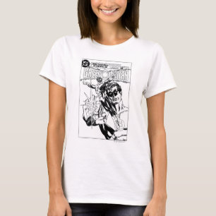 Grüne Laterne - Aktions-Comicabdeckung, Schwarzes T-Shirt