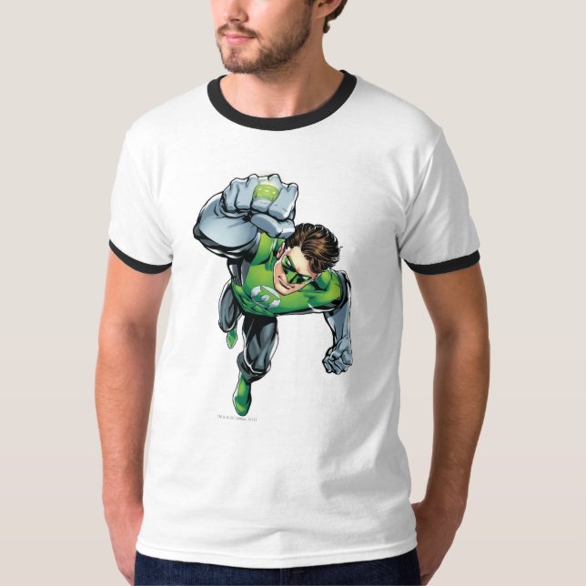 Grüne Laterne - Comic, Armhöhe T-Shirt (Vorderseite)