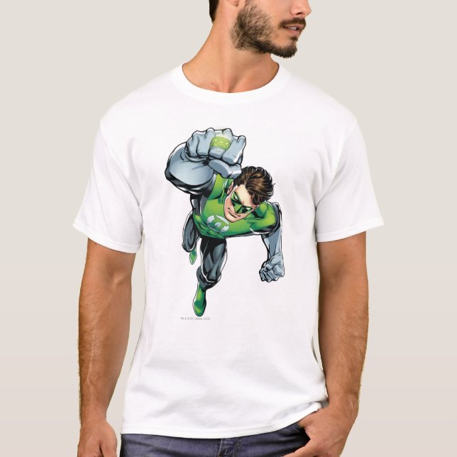 Grüne Laterne - Comic, Armhöhe T-Shirt (Vorderseite)
