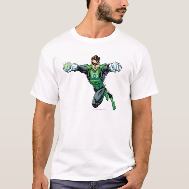 Grüne Laterne - Comic, Blick nach vorne T-Shirt (Vorderseite)