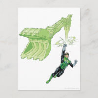 Grüne Laterne - Comic mit Maschine
