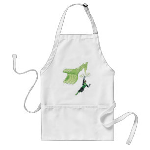 Grüne Laterne - Comic mit Maschine Schürze