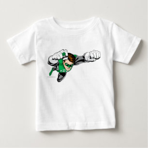 Grüne Laterne - Comic, nach rechts fliegend Baby T-shirt