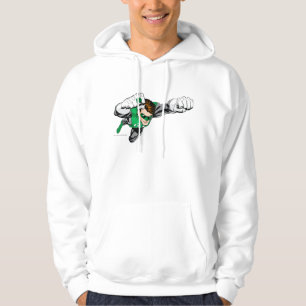 Grüne Laterne - Comic, nach rechts fliegend Hoodie
