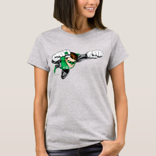 Grüne Laterne - Comic, rechts fliegen T-Shirt