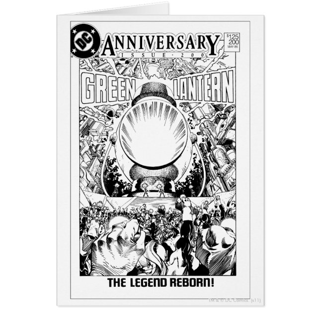 Grüne Laterne - Die Legende Reborn, Schwarz und We (Vorne)