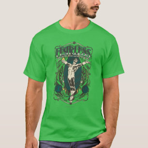 Grüne Laterne - "furchtloses" Plakat T-Shirt