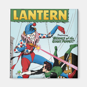 Grüne Laterne gegen Clown Magnet